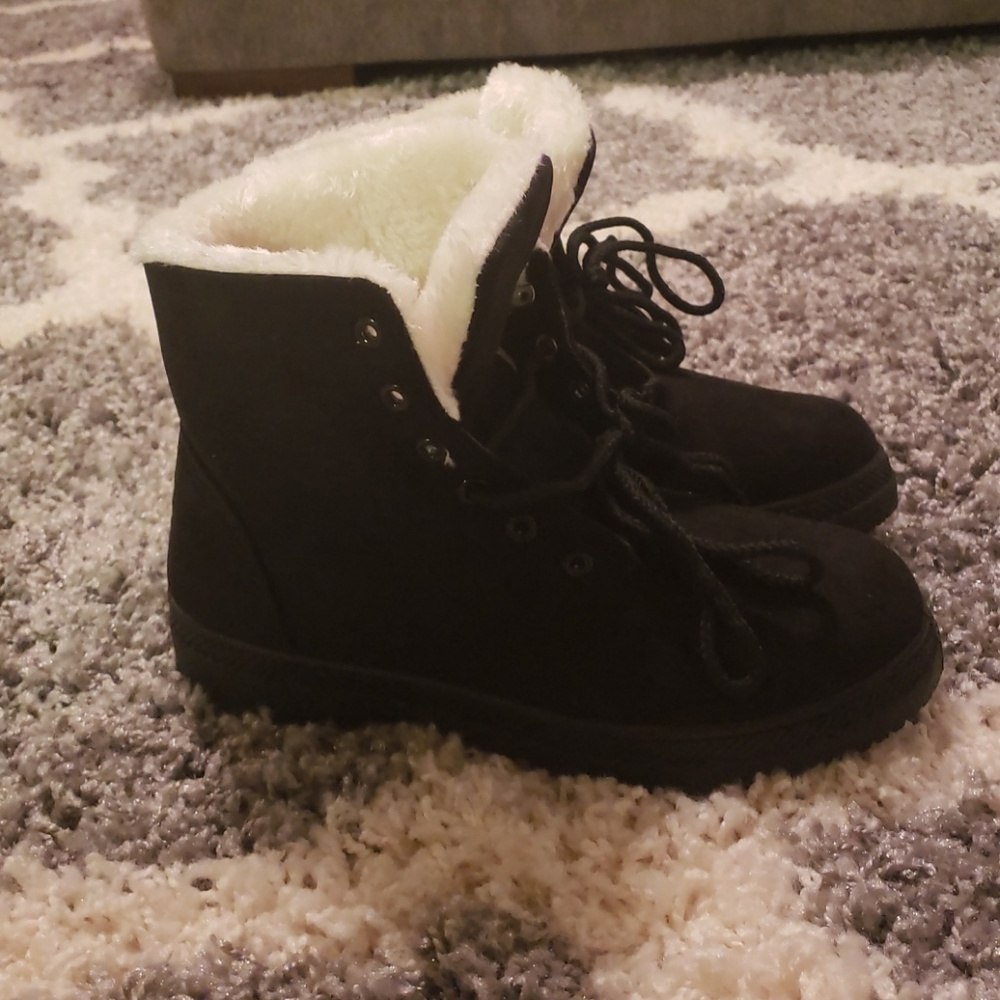 Black boots